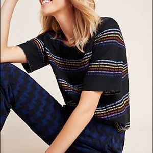 Anthropologie Odells Multicolor Stripe Top